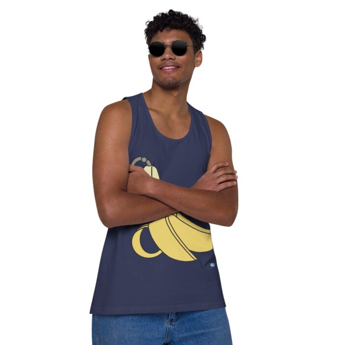 Men’s premium tank top - Pierced Banana - Image 23