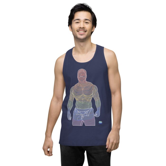 Men’s premium tank top - Ripples - Image 28