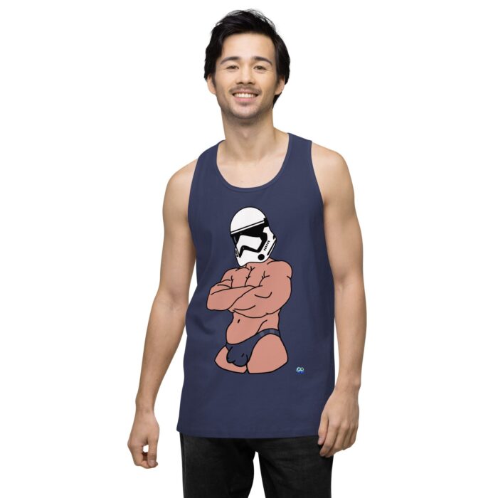 Men’s premium tank top - Super Trooper - Image 27