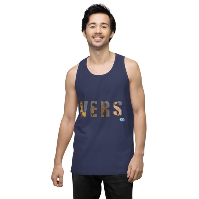 Men’s premium tank top - VERS Cutout - Image 28