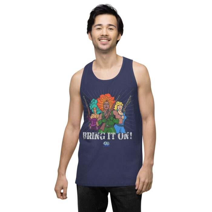 Men’s premium tank top - War on Drag - Image 27