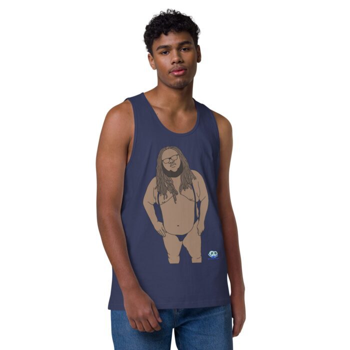 Men’s premium tank top - Chub with Dreadlocks - Image 22