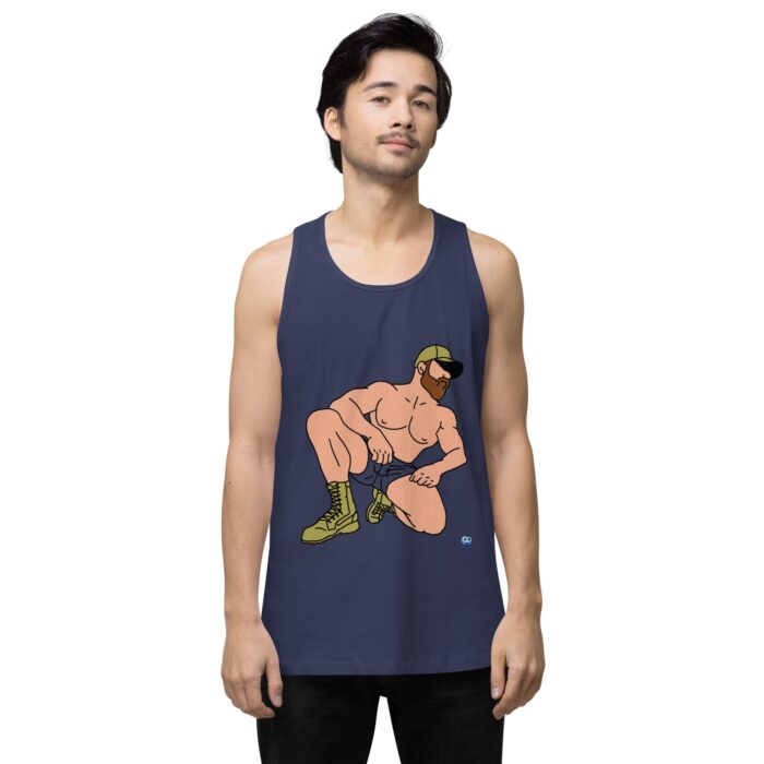 Men’s premium tank top - Combat Boots - Image 27