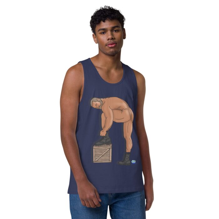 Men’s premium tank top - Crated - Image 18