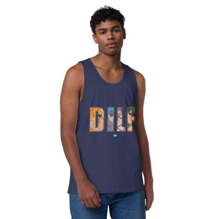 Men’s premium tank top - DILF Cutout - Image 22