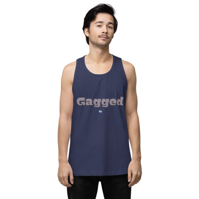 Men’s premium tank top - Gagged - Image 27