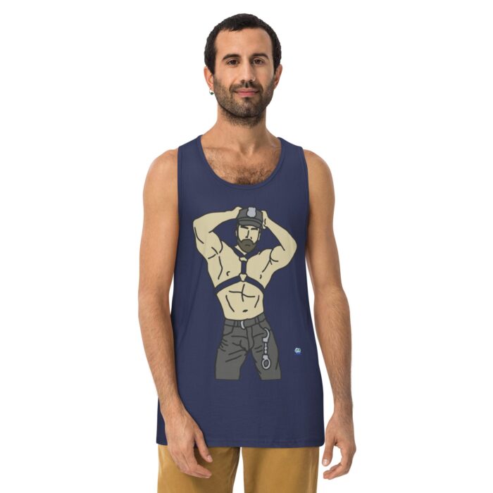 Men’s premium tank top - Handcuffs - Image 11