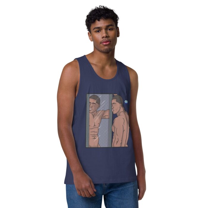 Men’s premium tank top - Man in the Mirror - Image 18