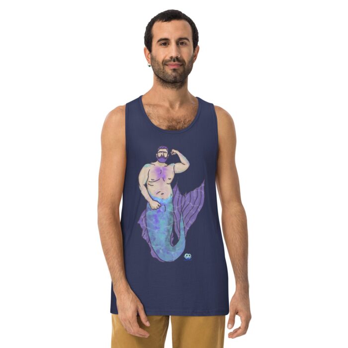 Men’s premium tank top - MerCub Purple - Image 12