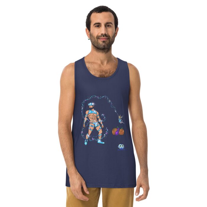 Men’s premium tank top - Midnight - Image 12