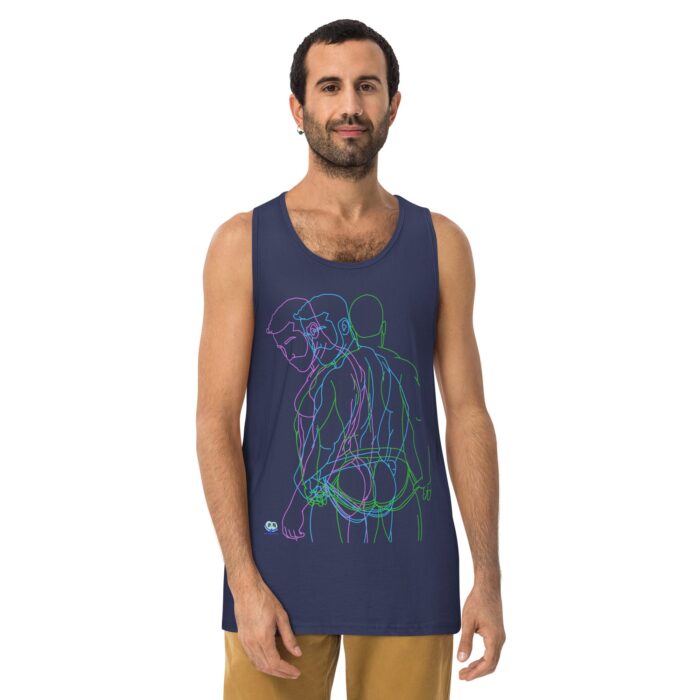 Men’s premium tank top - Neon - Image 12