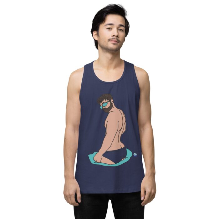 Men’s premium tank top - Pool Boy - Image 26