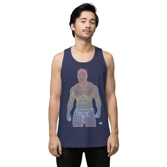Men’s premium tank top - Ripples - Image 27