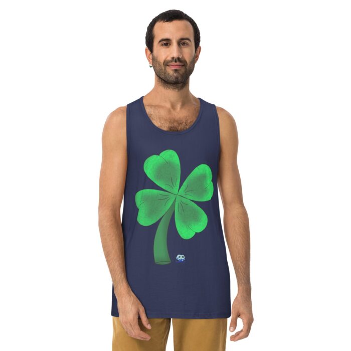 Men’s premium tank top - Shamrocky Mountain Oysters - Image 12