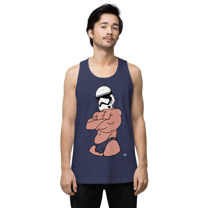 Men’s premium tank top - Super Trooper - Image 26