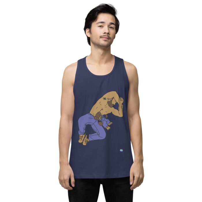 Men’s premium tank top - Teddy Bear Snuggles - Image 27