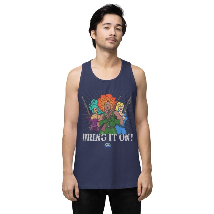 Men’s premium tank top - War on Drag - Image 26