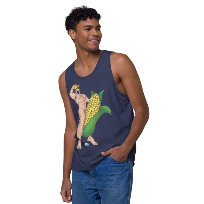 Men’s premium tank top - Aww Shucks - Image 24