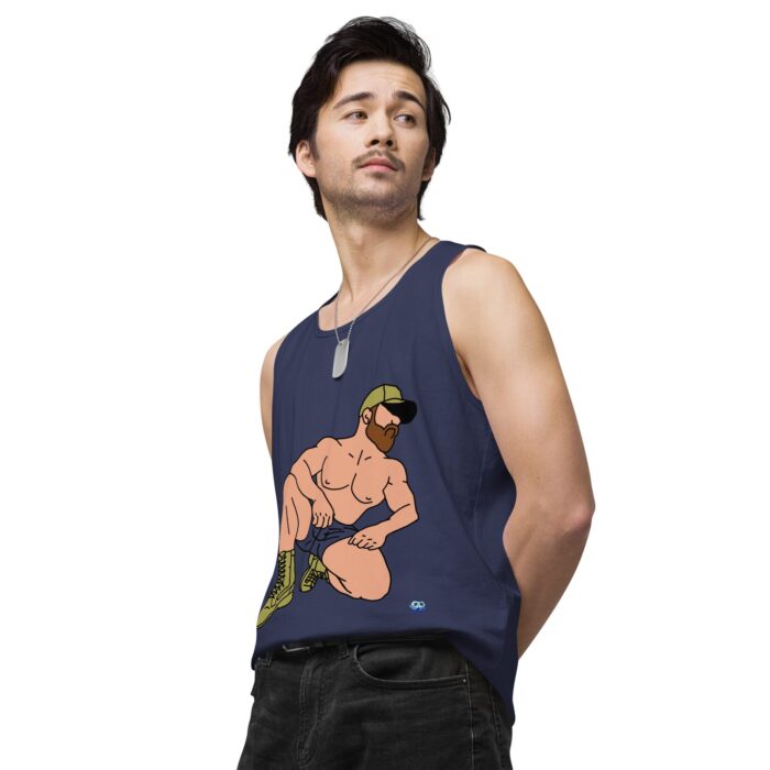 Men’s premium tank top - Combat Boots - Image 30