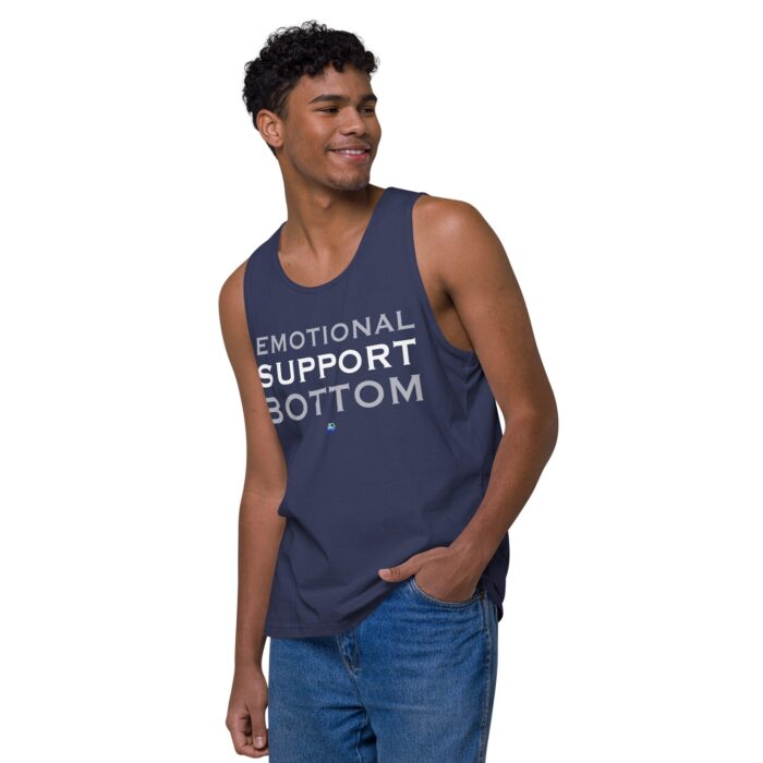 Men’s premium tank top - Emotional Support Bottom - Image 23