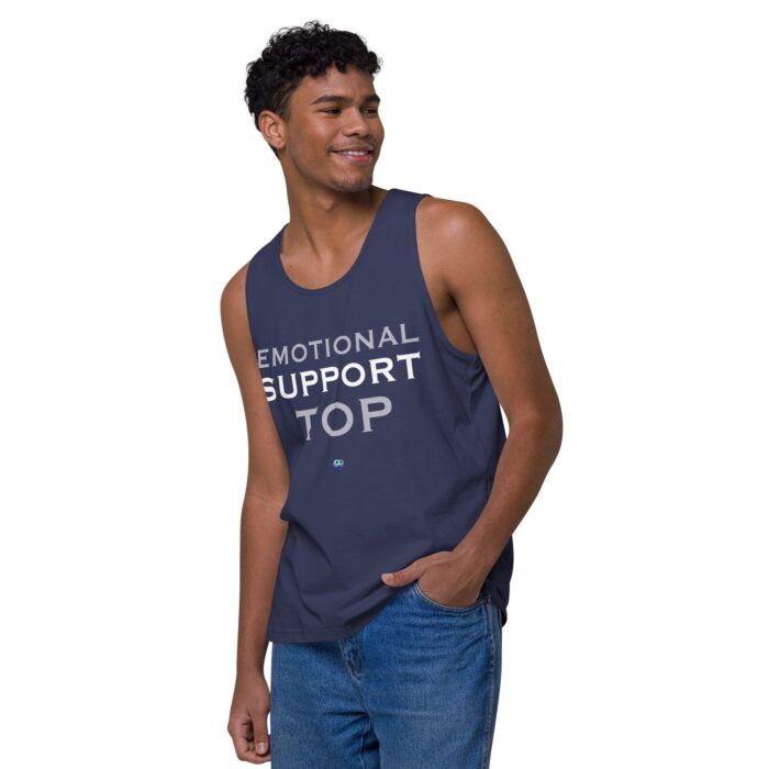 Men’s premium tank top - Emotional Support Top - Image 24