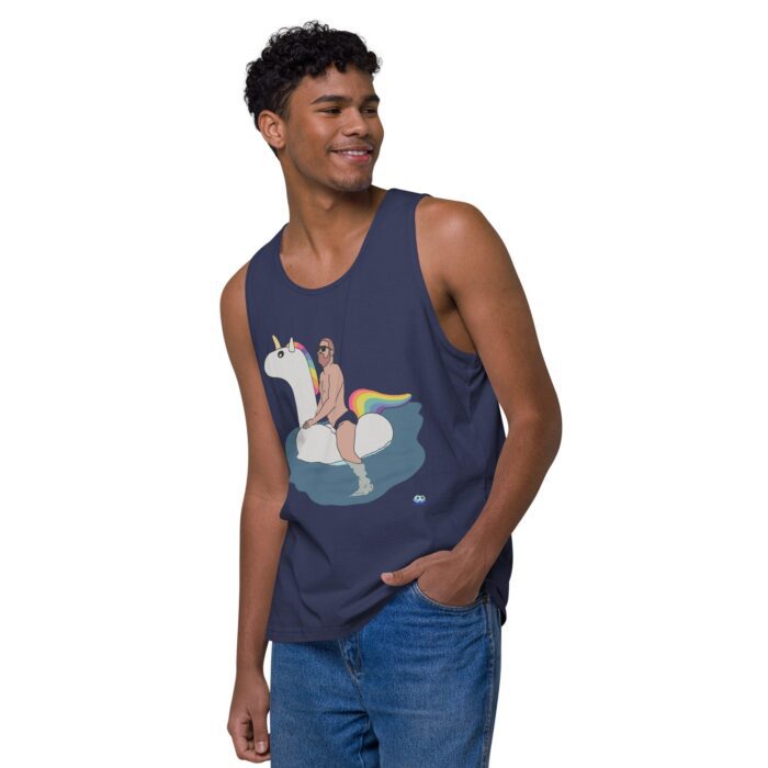 Men’s premium tank top - Float - Image 23