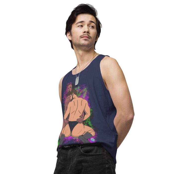 Men’s premium tank top - Mesh - Image 30
