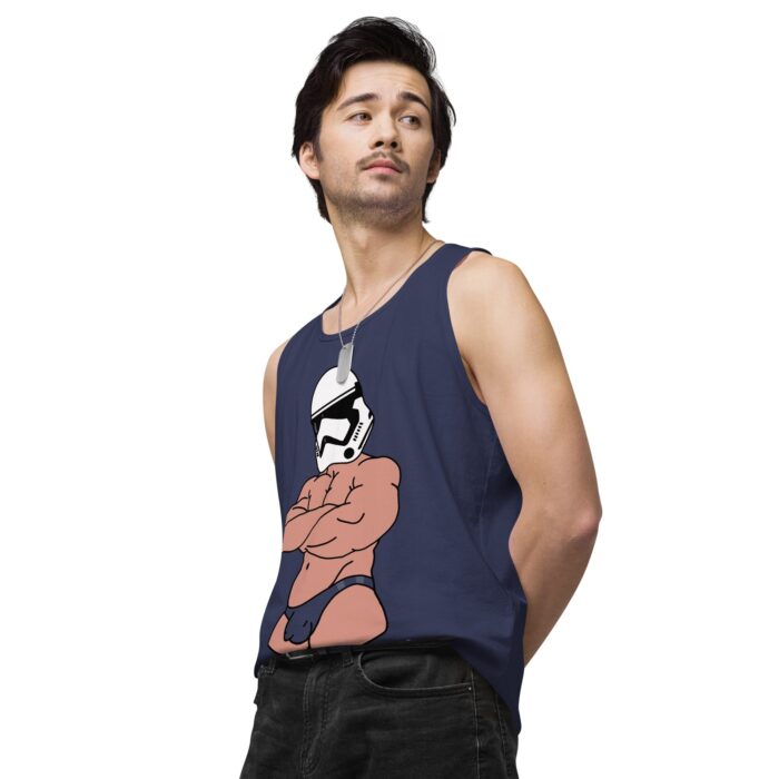 Men’s premium tank top - Super Trooper - Image 29