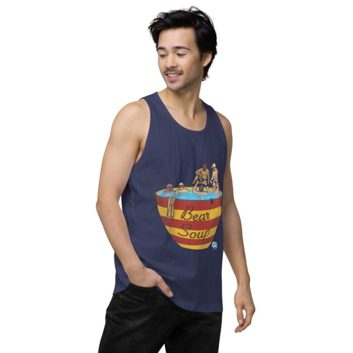 Men’s premium tank top - Bear Soup - Image 29
