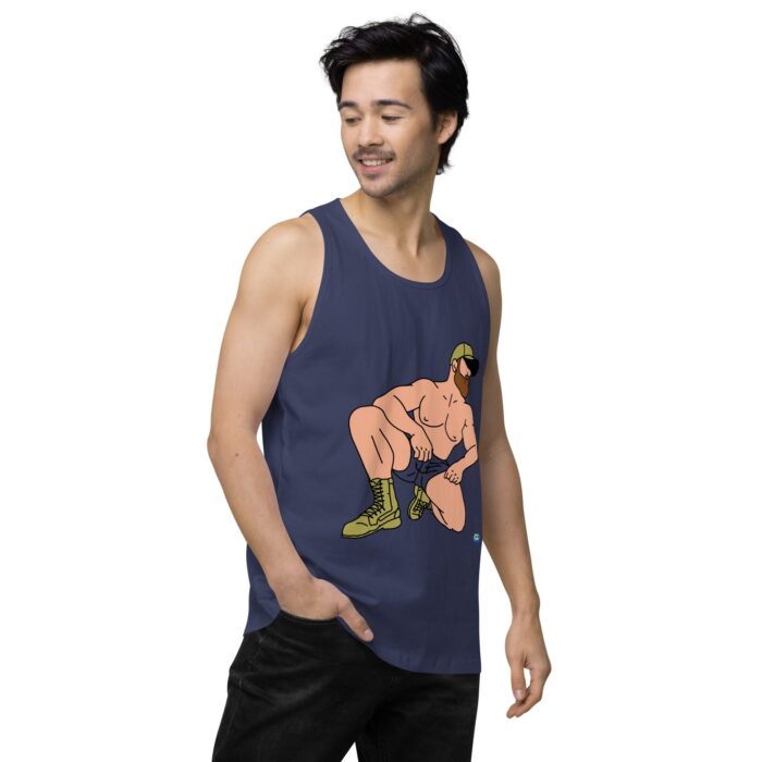 Men’s premium tank top - Combat Boots - Image 29