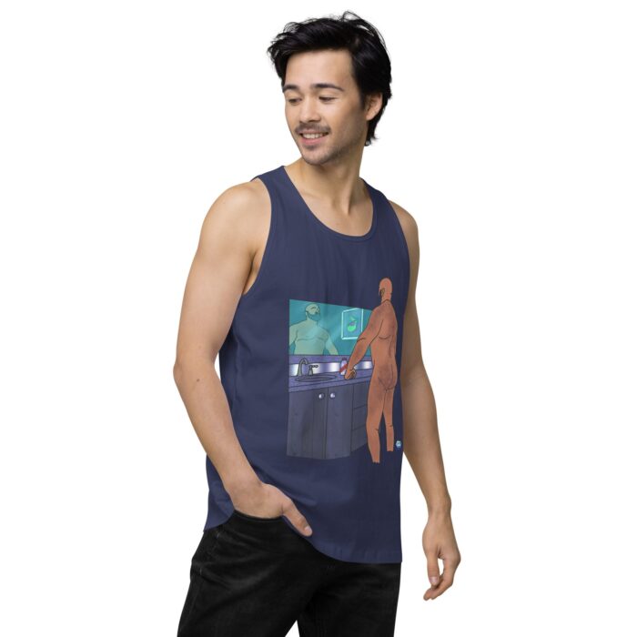 Men’s premium tank top - Morning Routine - Image 29