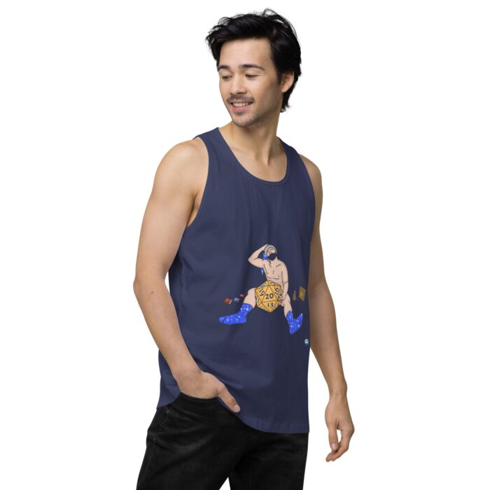 Men’s premium tank top - Roll for Charisma - Image 18