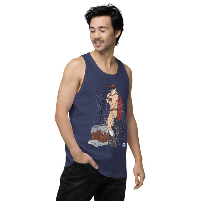 Men’s premium tank top - Santa's Sack - Image 29