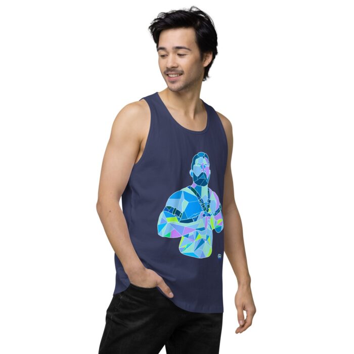 Men’s premium tank top - Shattered - Image 28