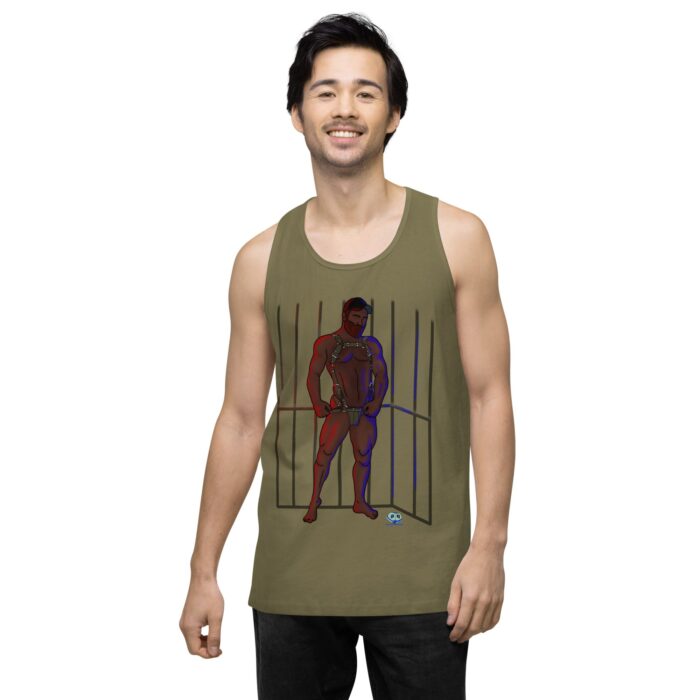 Men’s premium tank top - Busted - Image 33