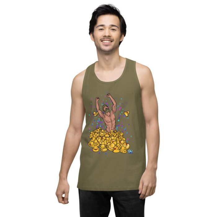 Men’s premium tank top - Cruising for Ducks - Image 33