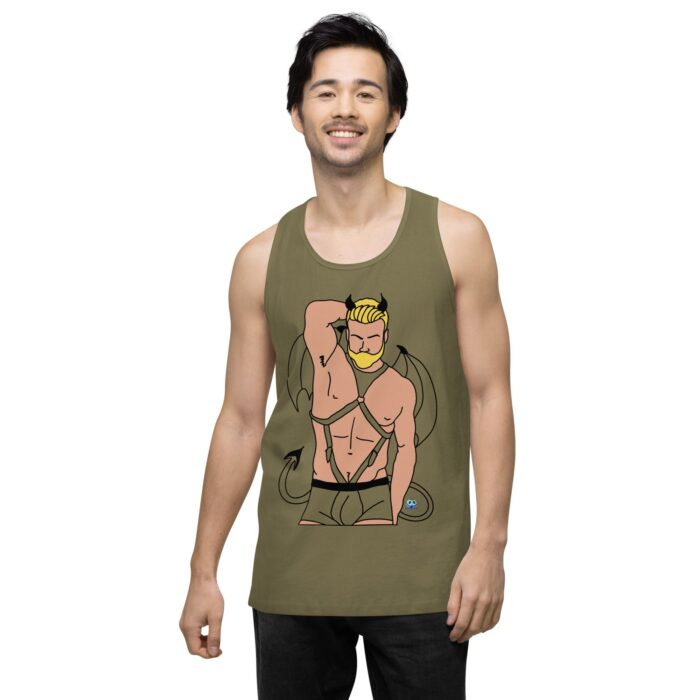 Men’s premium tank top - Devil - Image 32