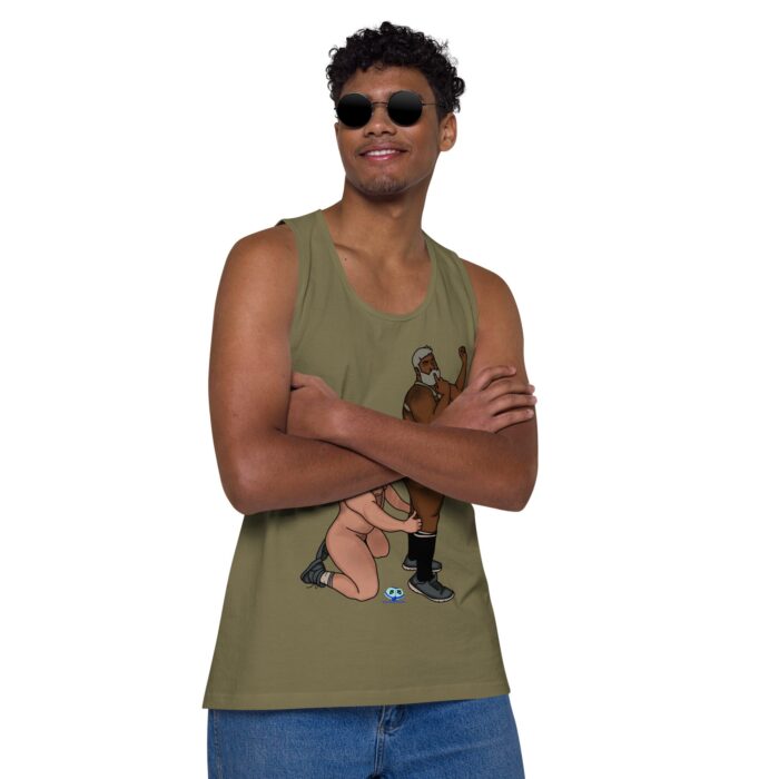 Men’s premium tank top  - Let's Get These Off - Image 27