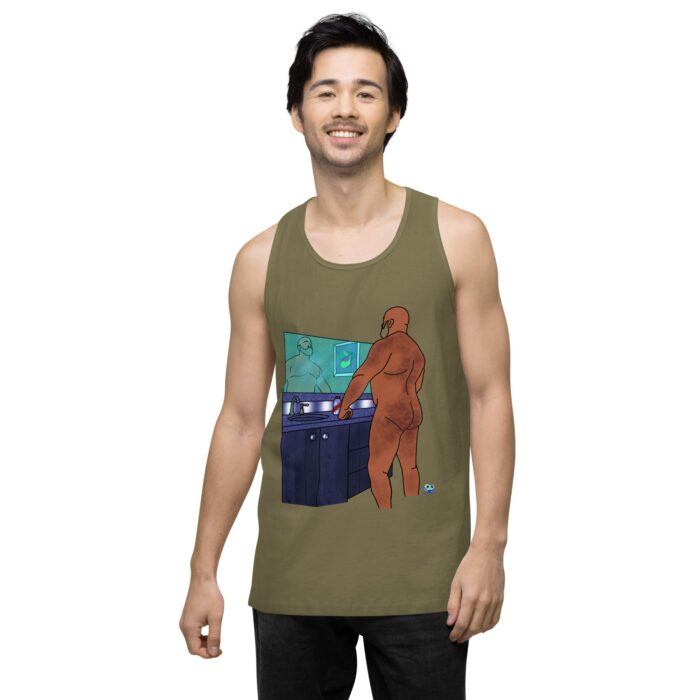 Men’s premium tank top - Morning Routine - Image 33