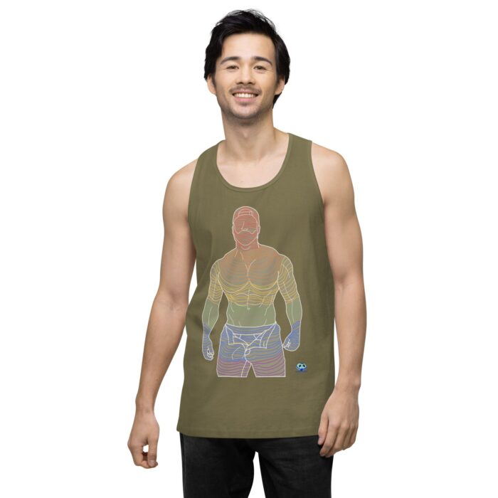 Men’s premium tank top - Ripples - Image 33