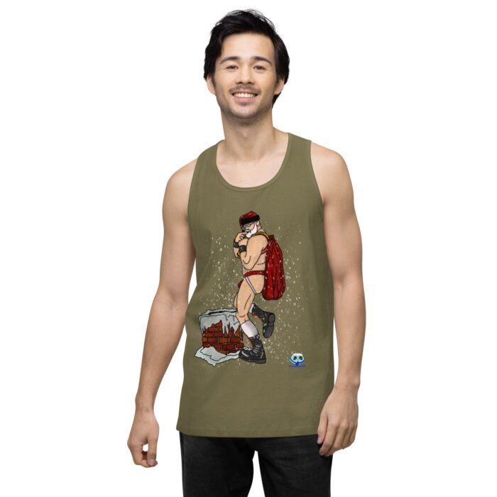 Men’s premium tank top - Santa's Sack - Image 33