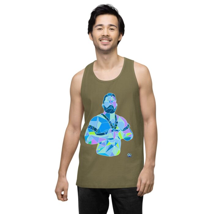 Men’s premium tank top - Shattered - Image 32