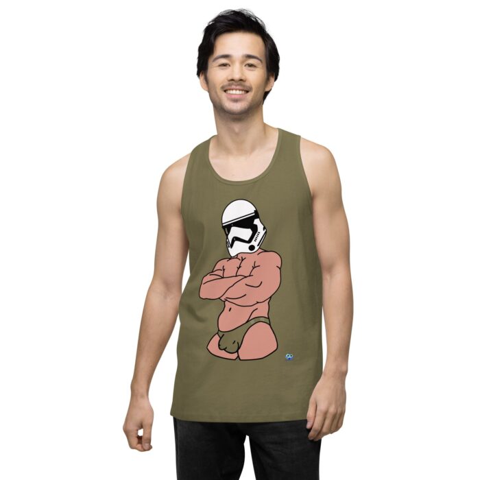 Men’s premium tank top - Super Trooper - Image 32