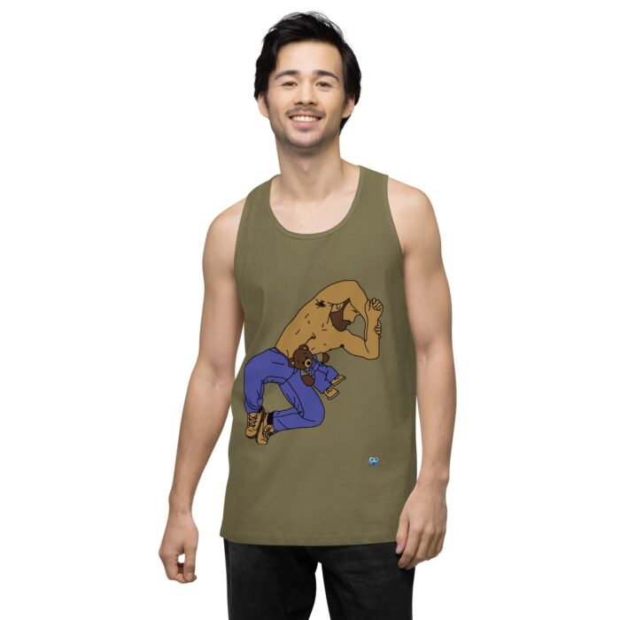 Men’s premium tank top - Teddy Bear Snuggles