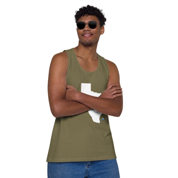 Men’s premium tank top - Texas Bear - Image 27