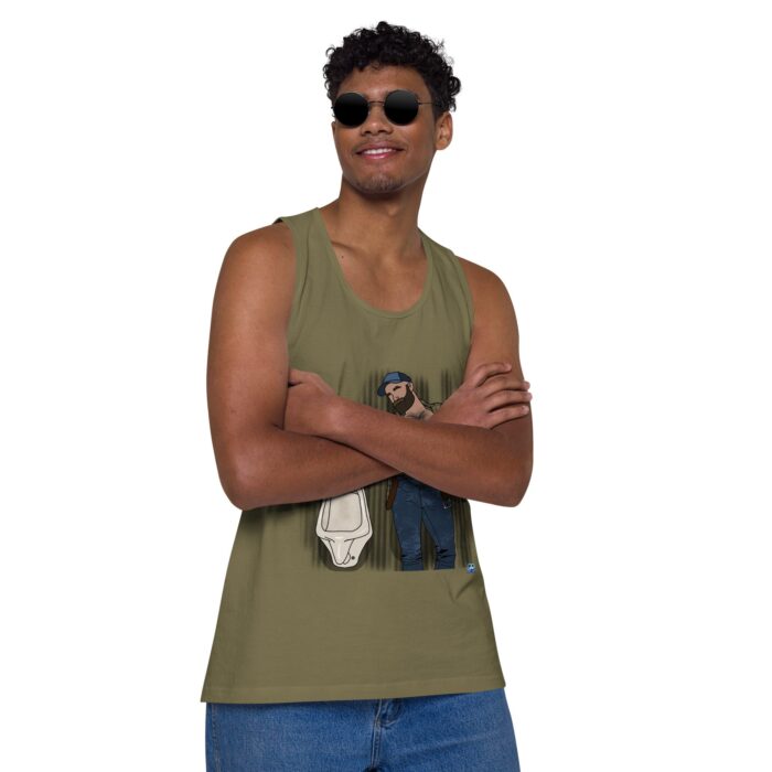 Men’s premium tank top - Urinal - Image 27