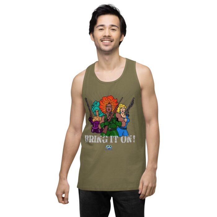 Men’s premium tank top - War on Drag - Image 32
