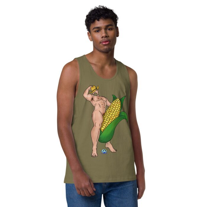 Men’s premium tank top - Aww Shucks - Image 26