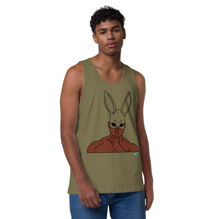Men’s premium tank top - Bunny Ear Mask (Easter) - Image 26