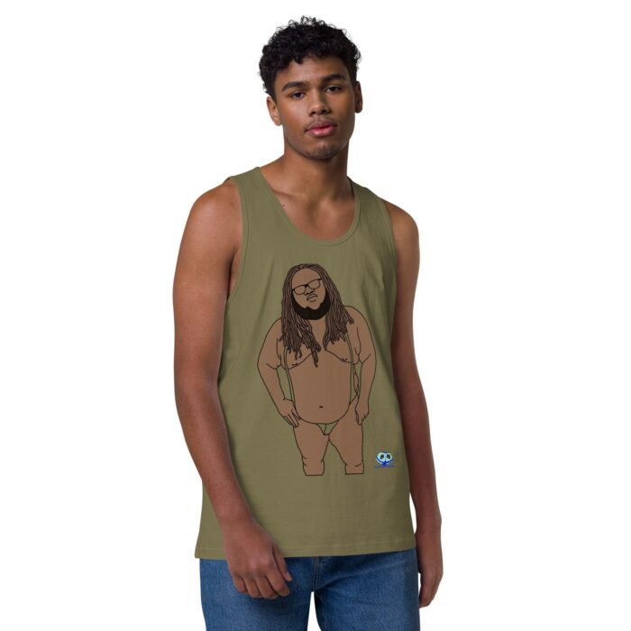 Men’s premium tank top - Chub with Dreadlocks - Image 26